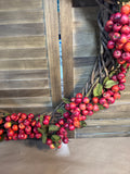Large Mini Apple Wreath