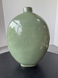 People’s Republic of China Vintage Crackled Celadon Vase