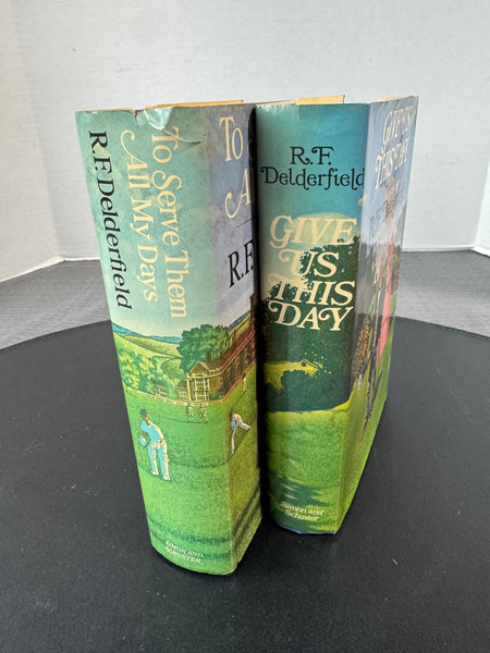 Pair of R.F. Delderfield Vintage Hardcover Books