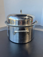 Home Trends Stainless Steel Oval Lidded Roaster with Rack