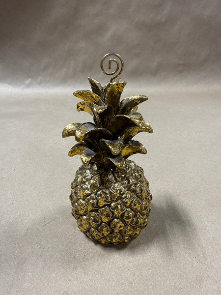 Gold Pineapple Picture Holder