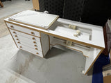 Horne Furniture Quilter's Dream Sewing Cabinet with Some Supplies/Accessories ***HEAVY ITEM***READ DETAILS ON PICK UP POLICY***