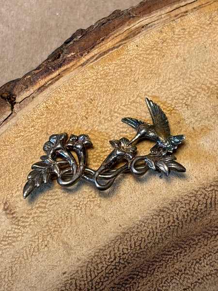 Sterling Hummingbird Pin