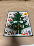 Wooden Christmas Tree With 24 Ornaments