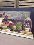 Fleurs de Paris Print on Canvas by  Kathryn White; Signed
