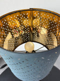 IKEA NYMÖ Metal Table Lamp with Perforated Shade (WORKS)