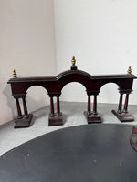 4-Piece Bombay Company Mahogany Wooden Architectural Executive Golf Putting Set