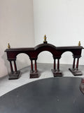 4-Piece Bombay Company Mahogany Wooden Architectural Executive Golf Putting Set