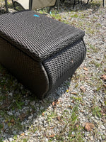 Rattan Patio Coffee Table with Storage