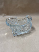 Santa’s Sleighs Glass Candy Dish