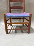 Ladder-Back Shaker Style Wooden Doll Chair