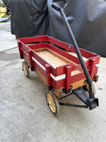 Red Wooden Wagon