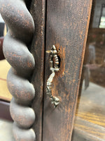 Antique Bow Front China Cabinet***HEAVY ITEM***