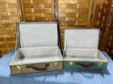 Pair of Decorative Travel Themed Suitcases