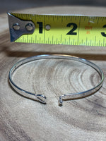 Silver Tone Bracelet Stamped “Sister”