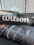 Pair of Wilson Hyper Hammer 3.3 Oversized Tennis Racquets with 1 Case