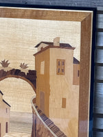 Italian Marquetry Art of Villa - AS IS