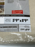 Canvas Drop Cloth, 5 ft 9 in x 8 ft 9 in; NEW (C)