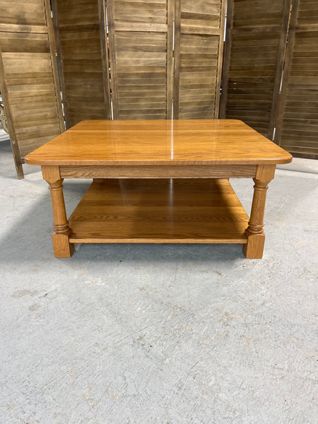 Oak Square Coffee Table