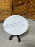 Petite Marble Top Stand/Side Table