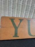 Rustic Yuletide Wooden Sign