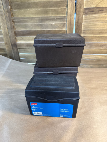 Lot Of 3 Index Card Holders
