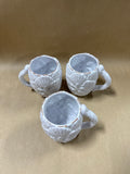 Clam Shell Coffee Mugs By Mudpie - Set Of 3