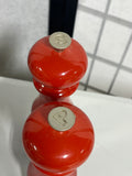 Le Creuset Ceris/Red Salt and Pepper Mills, Plastic