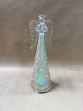 Multi Color Lenox Mercury Glass Angel Of Light With Box WORKS