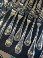 44-Piece Towle Anheuser-Busch Silver Plate Hostess Flatware Set in Box