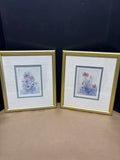 Pair of Floral Prints; Signed & Numbered by Bertrand - A