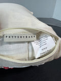 Pottery Barn Coral Reef Appliqué Throw Pillow with Faux Pearls