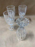 Set of 4 Mikasa Park Lane Crystal Iced Tea Goblets // 2 Sets Available // **** PRICED INDIVIDUALLY ****