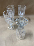 Set of 4 Mikasa Park Lane Crystal Iced Tea Goblets // 2 Sets Available // **** PRICED INDIVIDUALLY ****