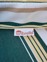 Set (4) of Sunbrella Striped Seat Cushions