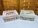 Decorative Holiday Gift Boxes, Set of 2 (C)