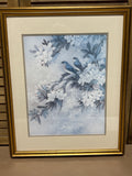 Blue Bird & Azalea Print by Lena Liu; Signed & Numbered (750/1950)