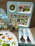 Camping Melamine Dish Set - 13 Piece