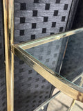 Brass/Glass Etergere
