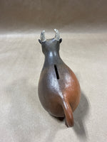 Terra Cotta Bull Piggy Bank