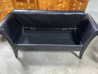 Fsaux Leather/Vinyl  Storage Bench