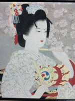 Geisha Print on Fabric