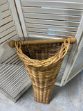 Large Wicker Flower Pocket/Basket