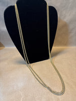 Monet Gold Tone Double Strand Necklace