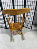 Oak Tone Hitchcock Style Rocking Chair