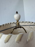 Lenox Porcelain Tulip Lamp with Floral Cut-Out Shade (WORKS)
