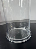 Clear Glass Lidded Apothecary Jar