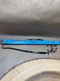 Fanned Shell Necklace with Heishi Beads & Turquoise Accents