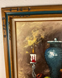 Original Painting In Wooden Frame - Signed By Artist