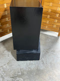 Black Lacquered Unique Shape Side Table